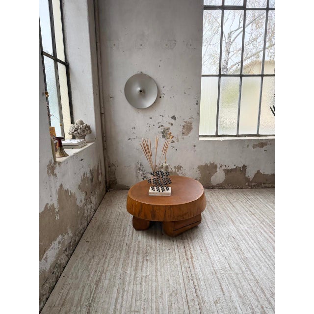 Brutalist Log Coffee Table, 1950s For Sale - Image 17 of 18