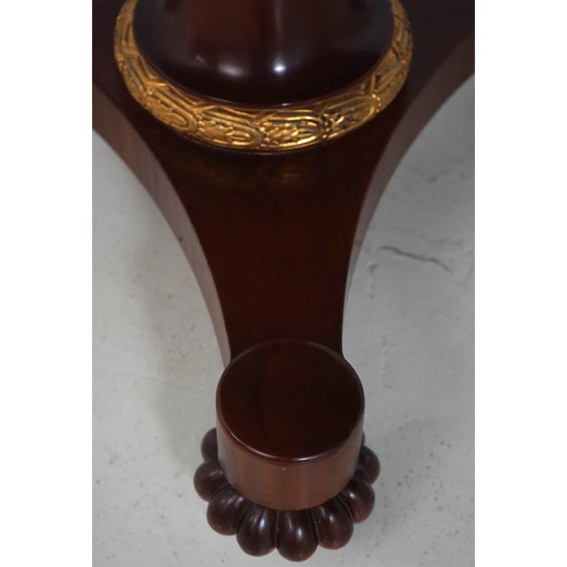 John Widdicomb Neoclassical Mahogany Dining Room Table For Sale - Image 16 of 18