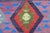 Mid-Century Modern 1960s Colorfull Bohemian Kilim Rug - 68"x107" For Sale - Image 3 of 11