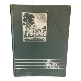 Vintage Home Owners’ Catalogs Book With “Home Sweet Home” Cover Illustration For Sale