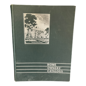 Vintage Home Owners’ Catalogs Book With “Home Sweet Home” Cover Illustration