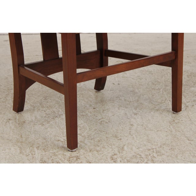 Brown Set of 8 Stickley Cherry 21st Century Dining Chairs For Sale - Image 8 of 18
