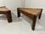 Brutalist Triangular Shaped Oak Coffee Side Tables, 1970s, Set of 2 For Sale - Image 16 of 18