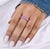 Natural 6.96 cts pink sapphire ring in 18k gold For Sale - Image 13 of 18