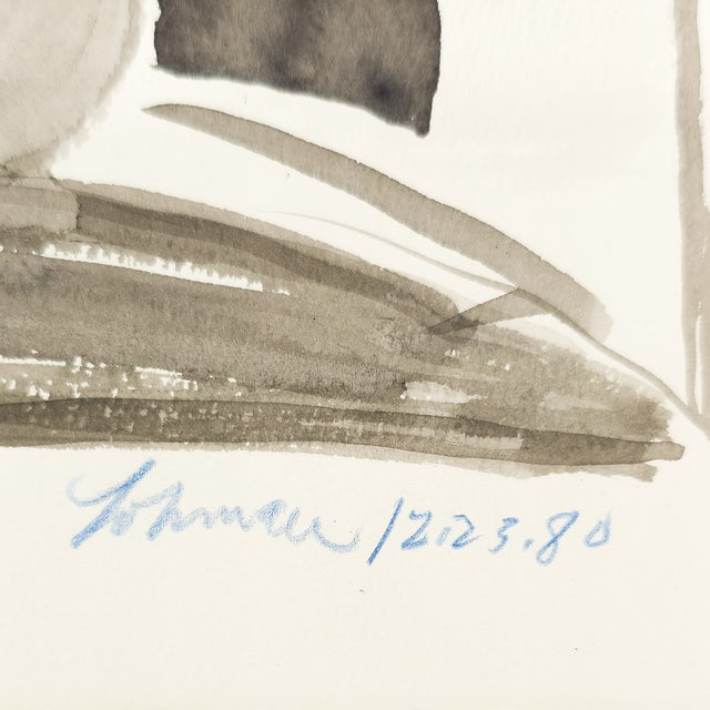 Paint Figures in a Divided Interior - Robert Lohman, C. 1980 For Sale - Image 7 of 10