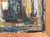 Blue Richard Dempsey Early Modern Orange, Blue, and Yellow Toned Abstract City Landscape Painting, Mid 20th Century For Sale - Image 8 of 12