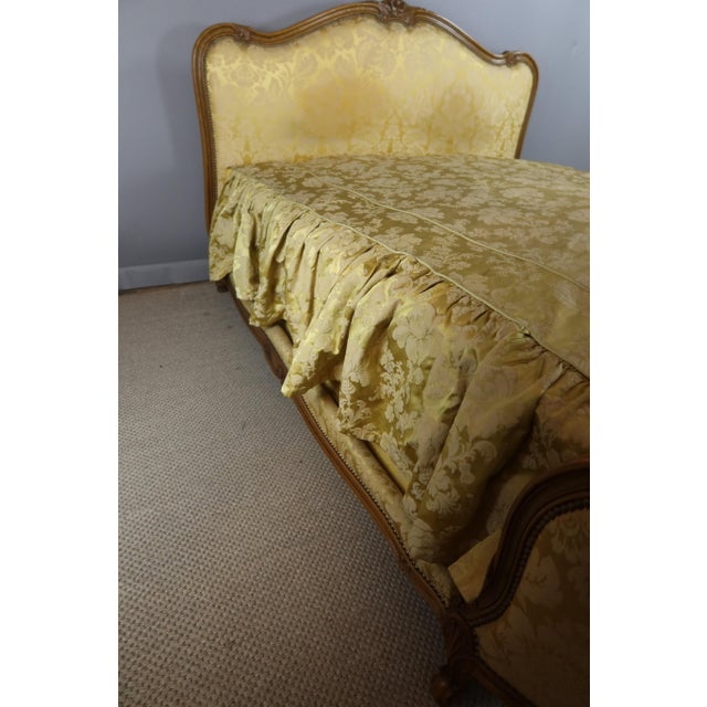 Brown Louis XV Style Bed, 1950s For Sale - Image 8 of 15