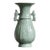 Chinese Ceramic Vase,Guan Ware Crackle Glaze Celadon Porcelain Double Ears Vase For Sale