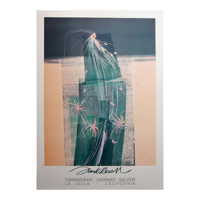 1980s Frank Howell Poster "April's Song" Art Offset Lithograph For Sale