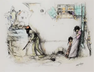 Abel Pann, War Scene