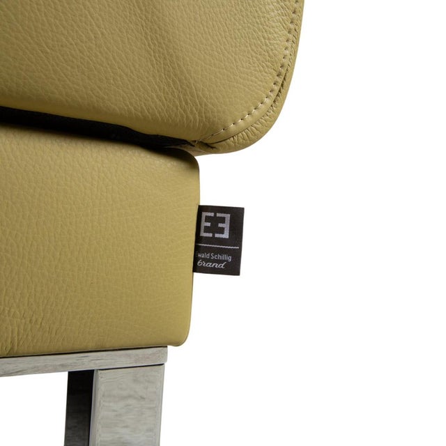 Leather Brand Face Corner Sofa in Green with Electric Function from Ewald Schillig For Sale - Image 14 of 18