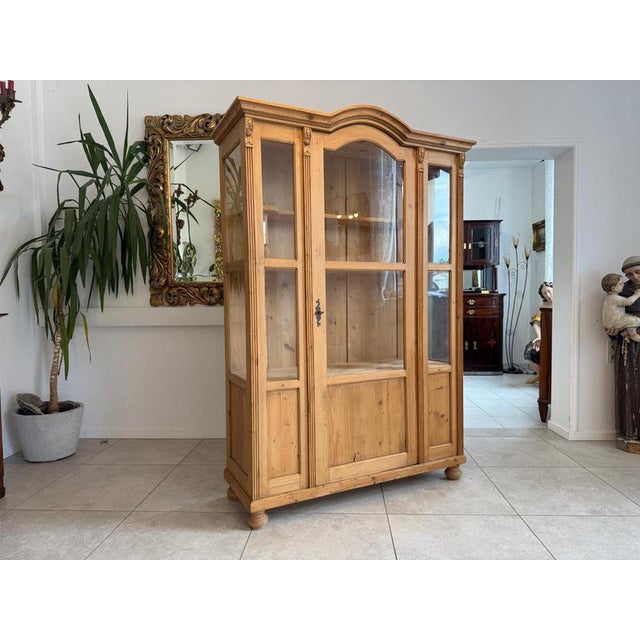 Rustic Display Cabinet in Natural Wood, 1970s For Sale - Image 13 of 13