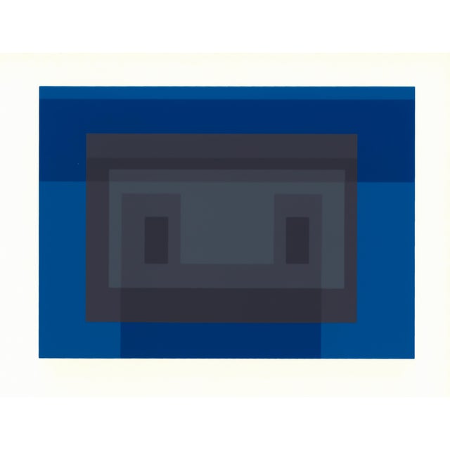 Bauhaus 1968 Josef Albers "Variant" IX Serigraph For Sale - Image 3 of 6