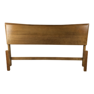 Mid Century Modern Full Size Headboard by Heywood Wakefield With Sable Finish