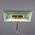 Banker Table Lamp in Polished Brass with Satin Green Glass Shade, 1970s For Sale - Image 9 of 16