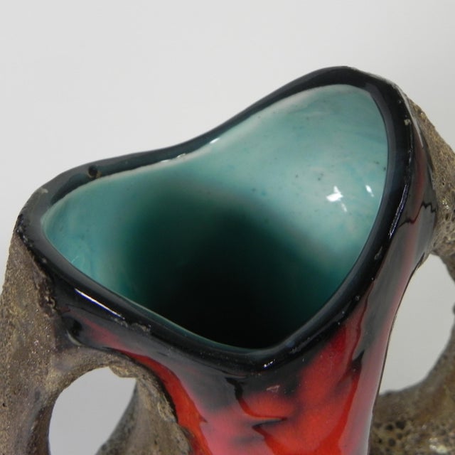 Vintage Fat Lava Vase from Vallauris, 1950s For Sale - Image 14 of 18