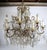 French Mid 20th Century Louis XV Style Bronze and Crystal Twelve-Light Chandelier For Sale - Image 3 of 5