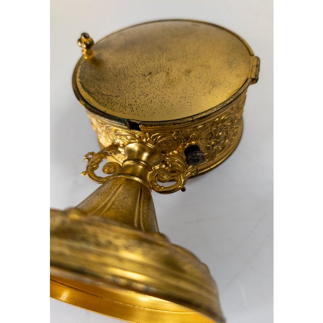 19th or 20th Century Religious Catholic Gilt Brass Monstrance Reliquary For Sale - Image 10 of 13