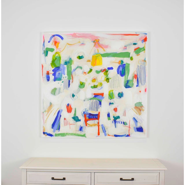 Abstract Abstract Figurative Painting by Daisy Faith Titled It's Electric For Sale - Image 3 of 12
