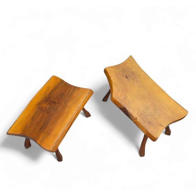 Brutalist Mimesis Nesting Tables, 1960s, Set of 2 For Sale - Image 6 of 18