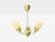 1940s Mid-Century Modern Hans Bergstrom Attr, Pendant Light, Brass, Glass For Sale In New York - Image 6 of 10