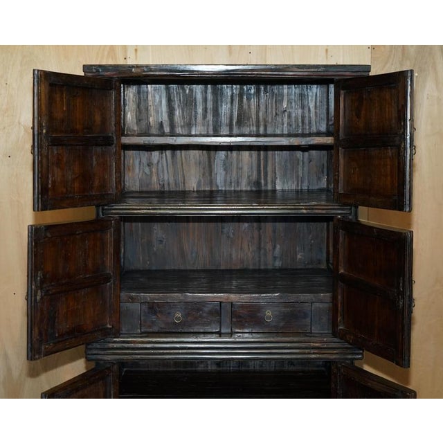 Antique Chinese Export Compound Cabinet, 1920 For Sale - Image 17 of 18