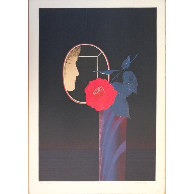 Pierre Garcia-Fons, Woman with a Rose, Lithograph For Sale - Image 6 of 6