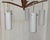 Vintage Mid-Century Danish Five-Light Ceiling Cascade Lamp with Teak Frame and White Satin Glass Shades, 1960s For Sale - Image 6 of 12