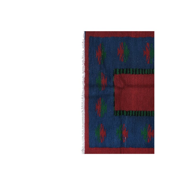 Turkish Karapinar Tulu Rug 3'7'' X 5'3'' 44" x 64"/114 x 163Cm Hand with high quality pure wool Excellent condition From...