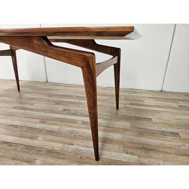 Dining Table with Mirrored Top, 1950s For Sale - Image 13 of 16