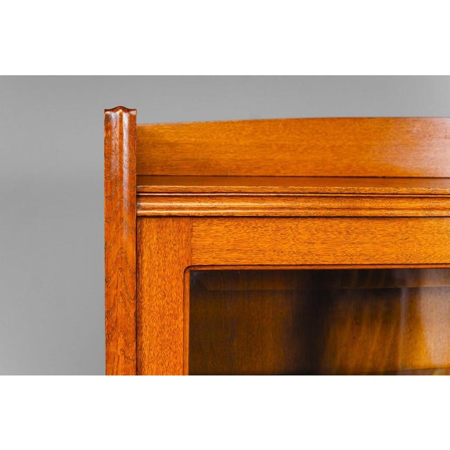Art Nouveau Bookcase in Solid Oak For Sale - Image 15 of 18
