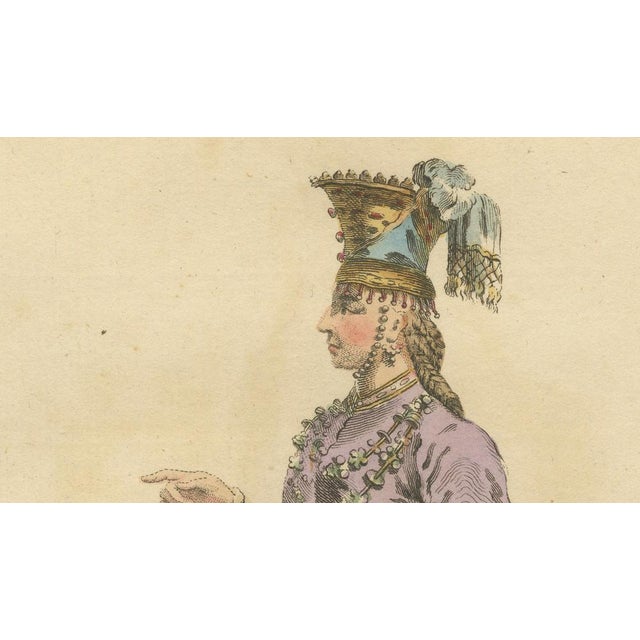 Paper Jefferys, Lady of Macedonia Traditional Dress, 1749, Print For Sale - Image 7 of 9