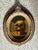 Mid 20th Century Vintage Skull Oil Painting in Ornate Frame For Sale - Image 5 of 12