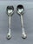 Frank Cobb & Co 1980s Silver Pair Salad Servers, Salad Spoon & Salad Fork, La Regence For Sale - Image 4 of 16