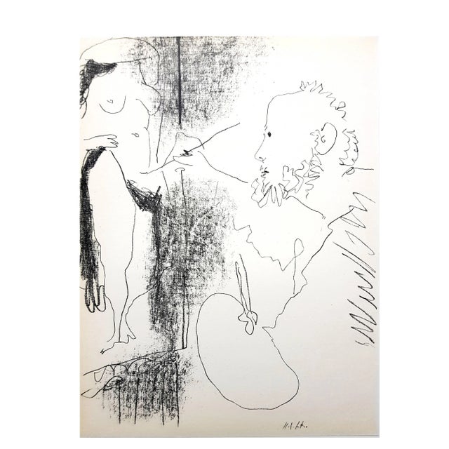 Picasso, The Painter and His Model, 1964, Original Lithograph For Sale - Image 7 of 8