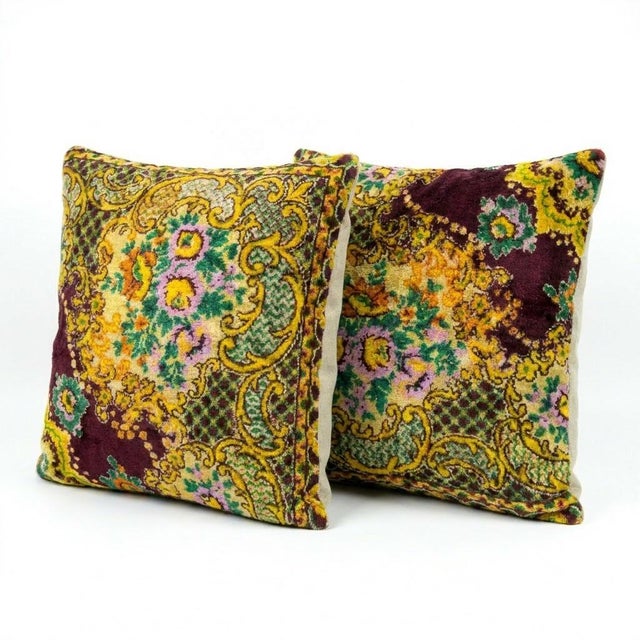 Handmade Turkish Kilim Pillow • Decorative Pillow Vintage Rug Pillow • Pair Pillow Handwoven Vintage Kilim Pillow • Throw...