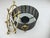 Mid 20th Century Mid-Century Modern Tea Warmer in Perforated Sheet Metal and Brass, 1950s For Sale - Image 5 of 9