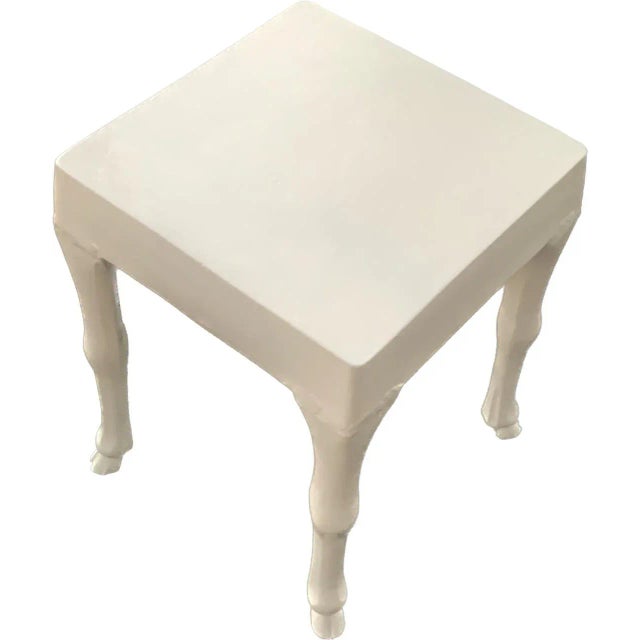 Late 20th Century Footed Occasional Table Attributed to John Dickinson For Sale In Miami - Image 6 of 7