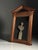 Brown Neoclassical Mirror in Copper-Colored For Sale - Image 8 of 18