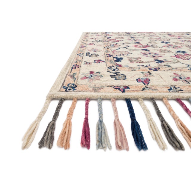 Loloi Rugs Loloi Rugs Elka Rug, Ivory / Multi - 1'6"x1'6" For Sale - Image 4 of 6