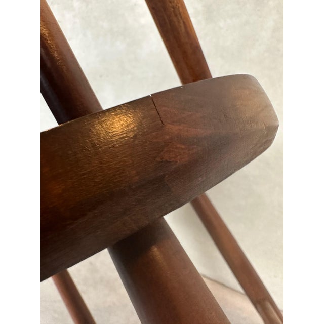 Wood Set of Vintage Bar Chairs For Sale - Image 7 of 8