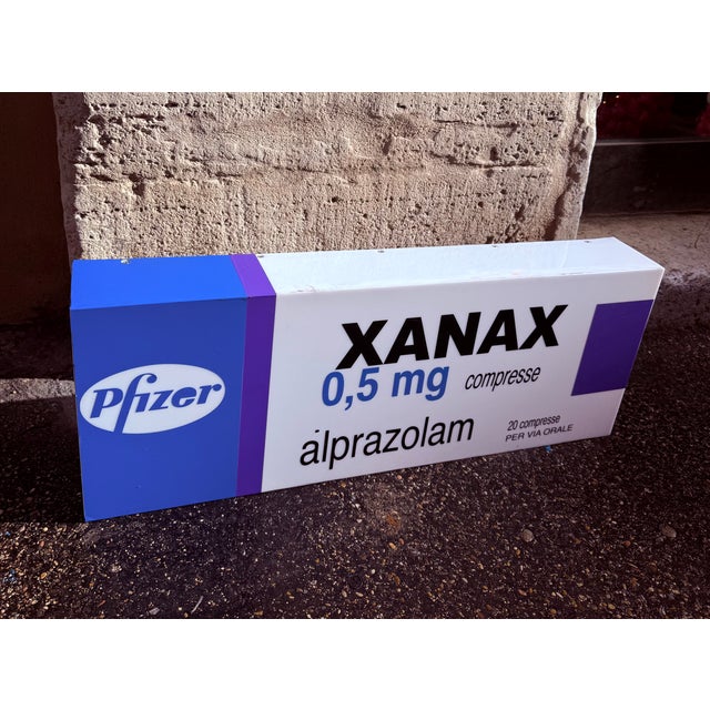 Vintage Xanax Sign, 1980s For Sale - Image 6 of 6