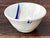 White Handcrafted Abstract Glazed Ceramic Bowl For Sale - Image 8 of 14