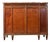 French 19th Century Birdseye Maple and Marble Top Buffet For Sale
