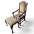 Vintage Carved Oak Armchair & Matching Ottoman Set For Sale - Image 12 of 12