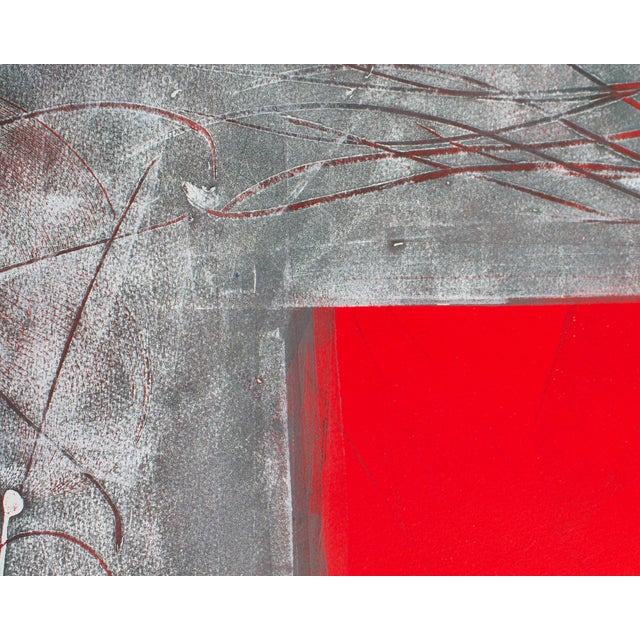 Mixed Media Painting and Print on Paper by Anthony Louis Popcheff For Sale - Image 4 of 6