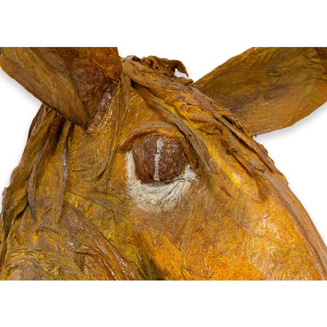 Brown Nick Bottom Papier-Mâché Sculpture From Shakespeare's a Midsummer Night's Dream For Sale - Image 8 of 10