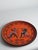 Large Greek Black-Figure Orange Terracotta Wall Plate with Classical Motif, 1970s For Sale - Image 18 of 18