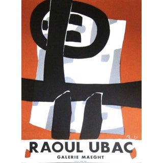 1950 Galerie Maeght Raoul Ubac Exposition Poster For Sale
