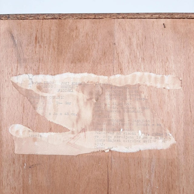 Mid-Century Wood Sideboard from Stjepan Sekulic, 1970s For Sale - Image 9 of 11